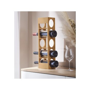 LIVARNO home Weinregal, aus Bambus, waagerechte Lagerung - B-Ware