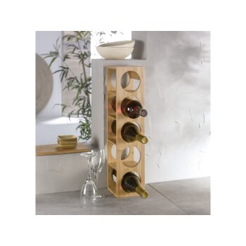 LIVARNO home Weinregal, aus Bambus, waagerechte Lagerung - B-Ware