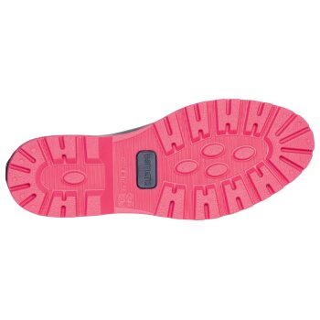 esmara® Damen Regenstiefeletten mit Anziehhilfe (marine/pink, 39) - B-Ware neuwertig