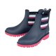 esmara® Damen Regenstiefeletten mit Anziehhilfe (marine/pink, 39) - B-Ware neuwertig