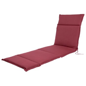 LIVARNO home Polsterauflage Liege, mit Stehsaum, ca. 190 x 58 x 4 cm (rot) - B-Ware neuwertig