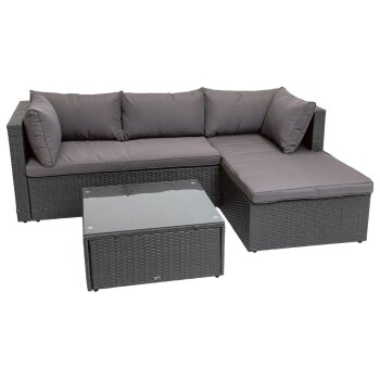 LIVARNO HOME Loungeecke mit Tisch, grau - B-Ware neuwertig