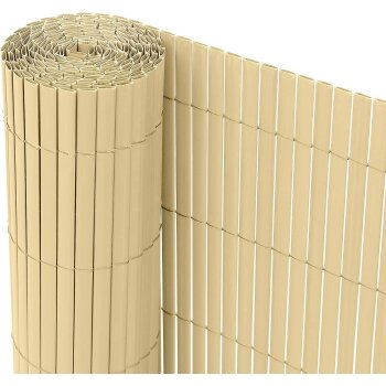 Zaunsichtschutz PVC ca. 1 x 3m bambus - B-Ware neuwertig