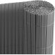 Ribelli® PVC Sichtschutzmatte mit Steg, 90 x 300 cm, anthrazit - B-Ware neuwertig