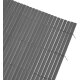 Ribelli® PVC Sichtschutzmatte mit Steg, 90 x 300 cm, anthrazit - B-Ware neuwertig