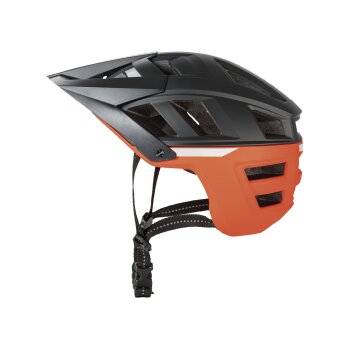 CRIVIT MTB-Fahrradhelm (schwarz/orange, M/L) - B-Ware sehr gut