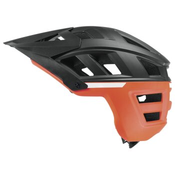 CRIVIT MTB-Fahrradhelm (schwarz/orange, M/L) - B-Ware sehr gut