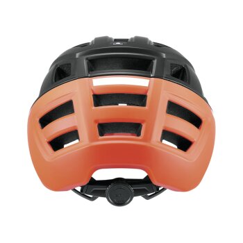 CRIVIT MTB-Fahrradhelm (schwarz/orange, M/L) - B-Ware sehr gut