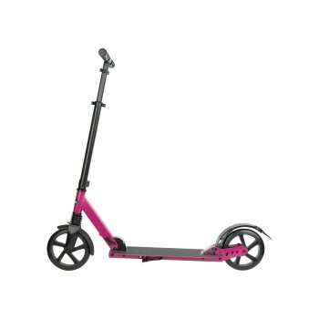 CRIVIT Aluminium-Scooter Big Wheel (schwarz/pink) - B-Ware sehr gut