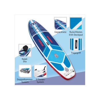 Mistral SUP »Allround 106"« mit Doppelkammer-System - B-Ware gut