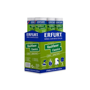 ERFURT Rauhfasertapeten »Classico«, 6 Rollen...