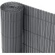 Ribelli® Zaunsichtschutz, PVC, ca. 80 x 400 cm, anthrazit - B-Ware sonstiges