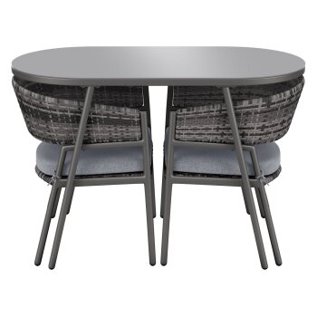 LIVARNO home Balkonset, aus Stahl, 3-teilig - B-Ware...