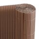 Ribelli Sichtschutzmatte Zaunsichtschutz PVC 0,8 x 3 m braun - B-Ware neuwertig