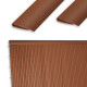 Ribelli PVC Abschlussleiste für PVC Sichtschutz, 100 cm, braun - B-Ware Transportschaden Kosmetisch