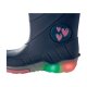 lupilu® Kleinkinder Mädchen Regenstiefel mit coolem Blink-Effekt (navy, 26/27) - B-Ware neuwertig
