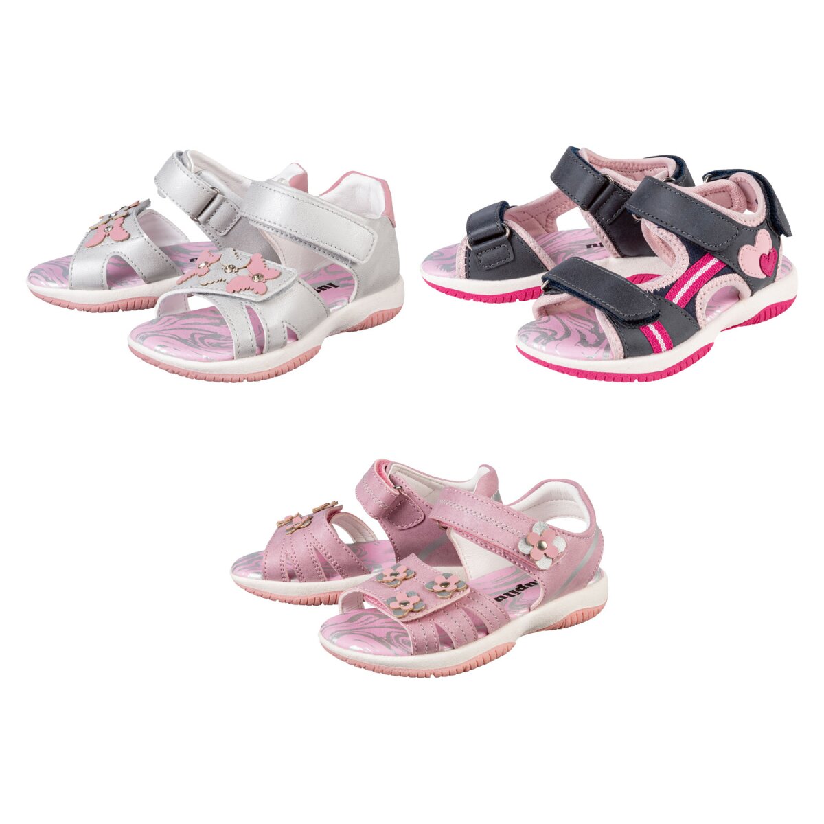 Rider Baby-Mädchen Rs2 III Sandalen – Robuste Kindersandalen Mit Klettverschluss