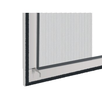 LIVARNO home Alu-Insektenschutz-Fenster, 130 x 150 cm (weiß) - B-Ware sehr gut