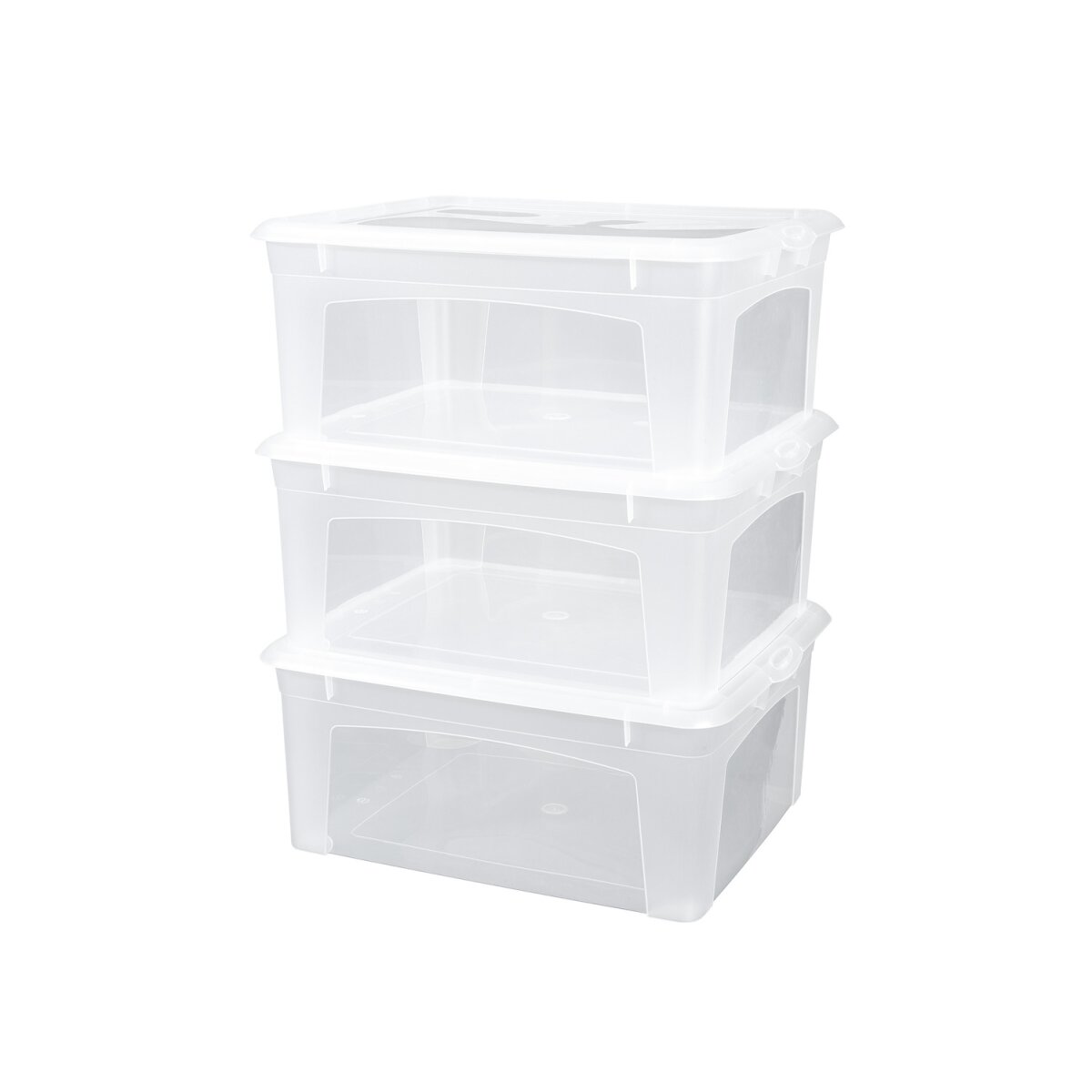 LIVARNO home Aufbewahrungsboxen-Set, mit Deckel - B-Ware, 10,99 € | Küchen Organizer