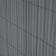 Ribelli Sichtschutzmatte, aus PVC, 140 x 300 cm, anthrazit - B-Ware neuwertig