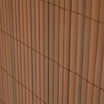Ribelli PVC Sichtschutzmatte, 1 x 3 m, braun - B-Ware neuwertig