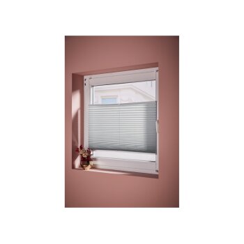 LIVARNO home Plissee Rollo, für Fenster, 65 x 130 cm (weiß) - B-Ware neuwertig