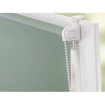LICHTBLICK Rollo Klemmfix, ohne Bohren, verspannt, Verdunkelung, ab 45 x 150 cm (Salbei, 45 x 150 cm) - B-Ware sehr gut