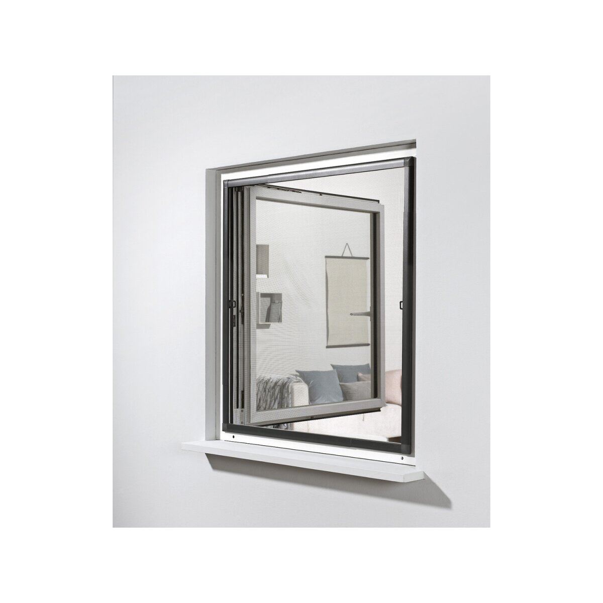 LIVARNO home Fenster-Insektenschutz, 120 x 140 cm, teleskopierbar - B-Ware,  17,99 €