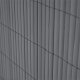 Ribelli PVC Sichtschutzmatte / Sichtschutzzaun, 140 x 400 cm, anthrazit - B-Ware Transportschaden Kosmetisch