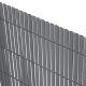 Ribelli PVC Sichtschutzmatte / Sichtschutzzaun, 140 x 400 cm, anthrazit - B-Ware Transportschaden Kosmetisch