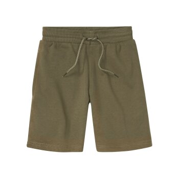pepperts!® Jungen Sweatshorts, 2 Stück, mit hohem Baumwollanteil (grau/khaki, 134/140) - B-Ware neuwertig