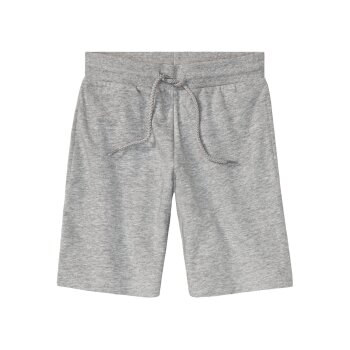 pepperts!® Jungen Sweatshorts, 2 Stück, mit hohem Baumwollanteil (grau/khaki, 134/140) - B-Ware neuwertig