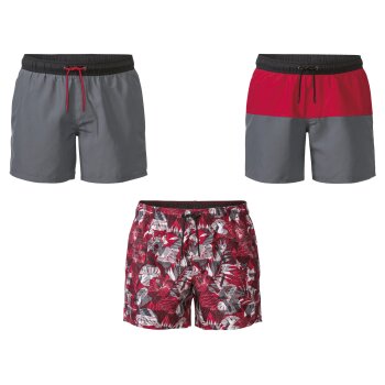 LIVERGY® Herren Badeshorts mit Gummizugbund - B-Ware