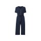 esmara® Damen Jumpsuit, leger geschnitten, in modischer 7/8-Länge (dunkelblau, XS(32/34)) - B-Ware neuwertig