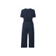 esmara® Damen Jumpsuit, leger geschnitten, in modischer 7/8-Länge (dunkelblau, XS(32/34)) - B-Ware neuwertig