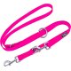 DDOXX Hundeleine Nylon, 3fach verstellbar, 2m | für kleine & große Hunde, XS, Pink - B-Ware sehr gut