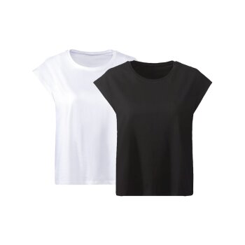 esmara® Damen Oversize T-Shirts, 2 Stück,...