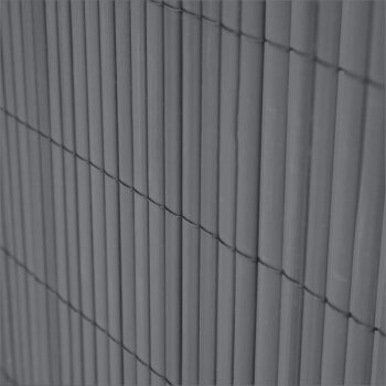 Ribelli Sichtschutzmatte Zaunsichtschutz PVC ca. 1 x 3 m anthrazit - B-Ware gut