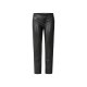 esmara® Damen Hose in Lederoptik (Hose mit Knopf, 42) - B-Ware neuwertig
