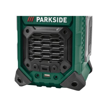 PARKSIDE® Akku-Baustellenradio »PBRA 20-Li B2« 20 V / 12 V oder Netzbetrieb, ohne Akku und Ladegerät - B-Ware gut
