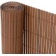 Ribelli Sichtschutzmatte, aus PVC, 80 x 400 cm, braun - B-Ware gut