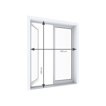 LIVARNO home Insektenschutz-Schiebetür, Aluminium,...