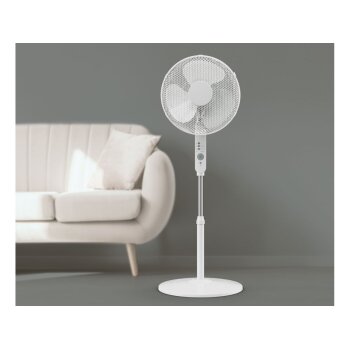 SILVERCREST® Standventilator »SSVF 45 B1«, inkl. Fernbedienung (Weiß) - B-Ware gut