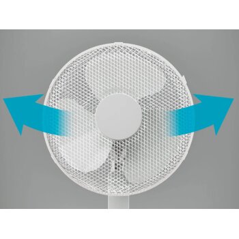 SILVERCREST® Standventilator »SSVF 45 B1«, inkl. Fernbedienung (Weiß) - B-Ware gut