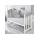roba 4-in-1 Beistellbett, Wiege, Babybett und Kinderbank, ab der Geburt (Adam & Eule) - B-Ware neuwertig