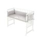 roba Stuben- & Beistellbett 3in1 mit Barriere, grau weiß - B-Ware neuwertig