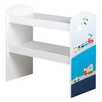 roba Spielzeugregal Rennfahrer, mit 5 Boxen aus Stoff  -...