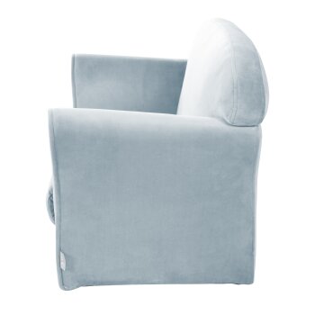 roba Kindersofa Lil Sofa mit Armlehnen, bequeme Kindercouch, hellblau - B-Ware neuwertig