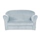 roba Kindersofa Lil Sofa mit Armlehnen, bequeme Kindercouch, hellblau - B-Ware neuwertig