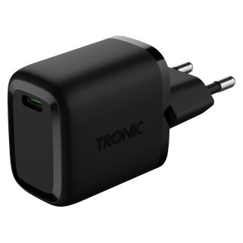 TRONIC® Ladepad QI Dual, mit Metallrahmen, inkl. 30 W Netzteil (Schwarz) - B-Ware neuwertig